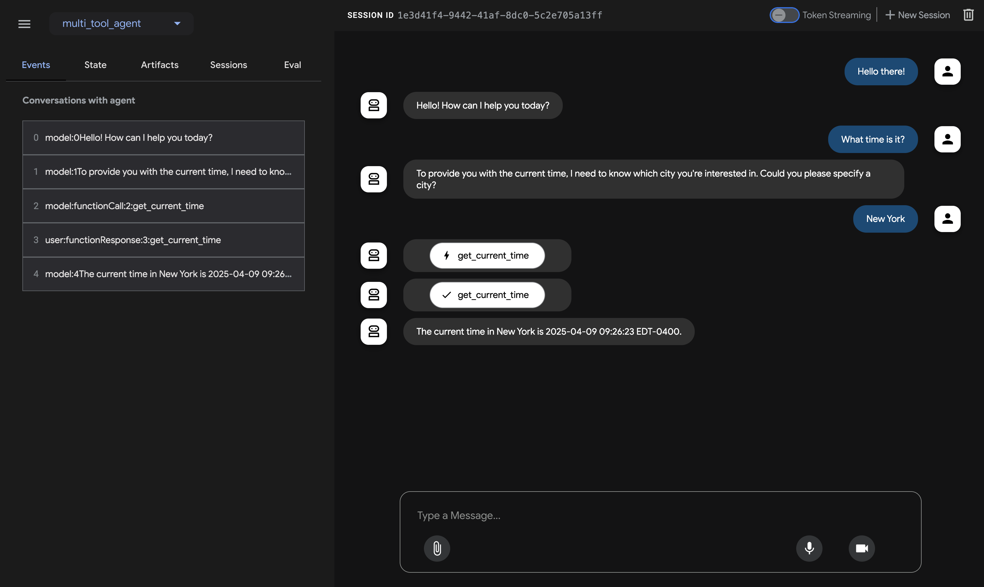 ADK Web Dev UI Chat